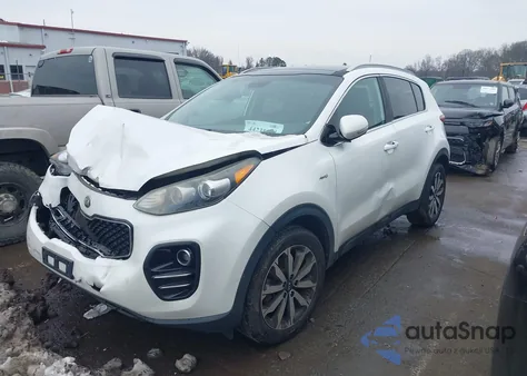 2017 Kia Sportage Ex z USA, uszkodzony, nr VIN KNDPNCAC3H7170544